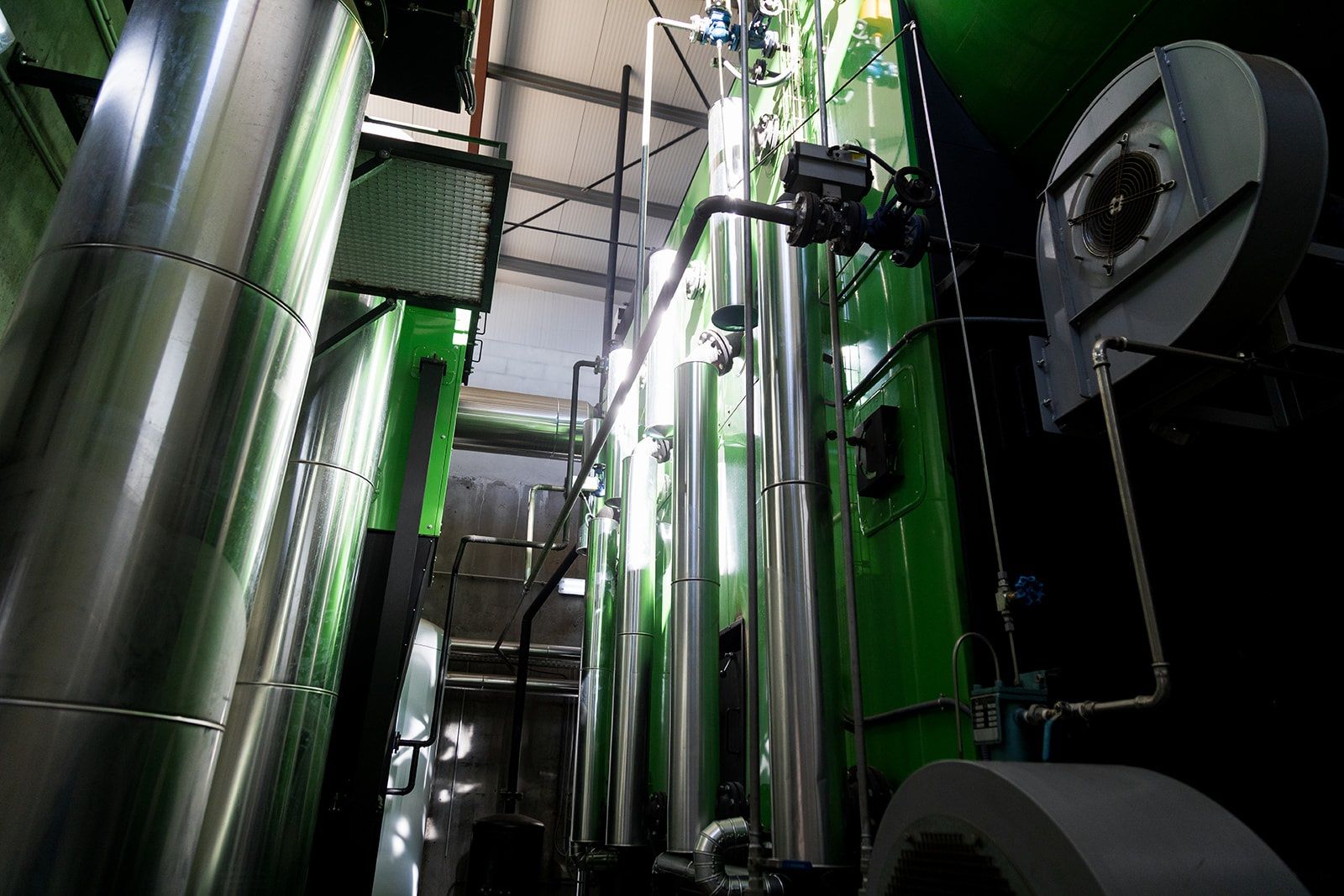 Archivo - Caldera de biomasa