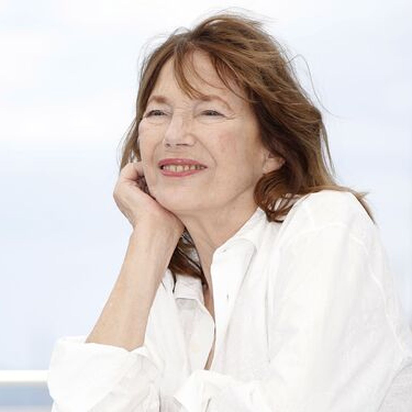 La cantante y actriz británica Jane Birkin.